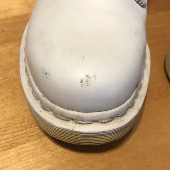 All white matte doc martens - Picture 7 of 11
